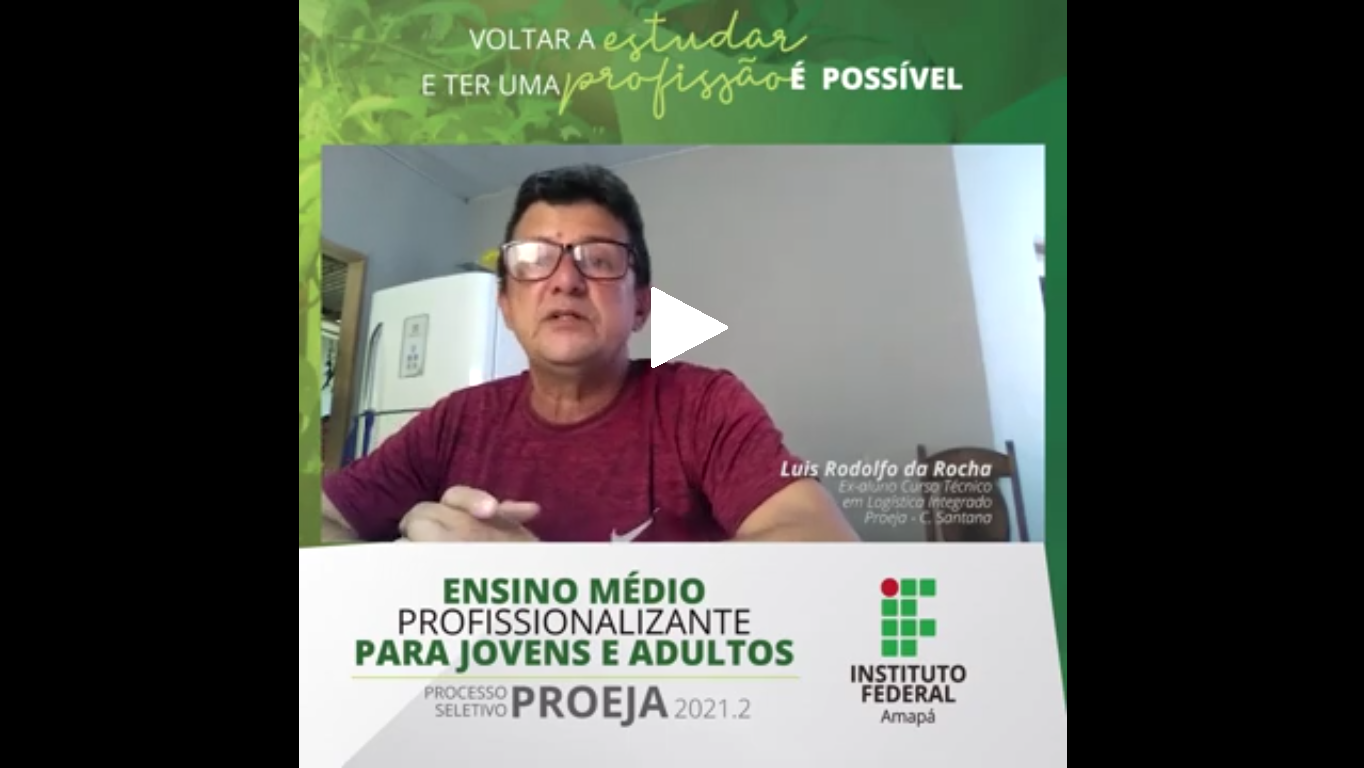 Print do vídeo de Rodolfo da Rocha